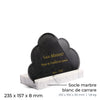 Plaque funéraire marbre-noir 28 Plaquedeces.fr